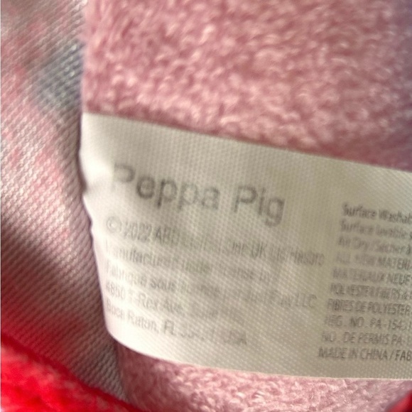 Peppa Pig Heart Love Dress Stuffed Animal Toy Birthday Gift Pink Red 15”‎ Long - Picture 4 of 4